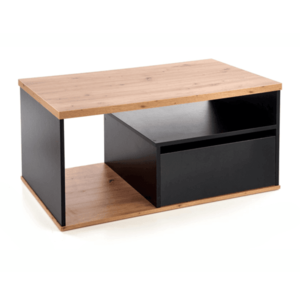 Konferenční stolek PONTIRO dub wotan/černá obraz