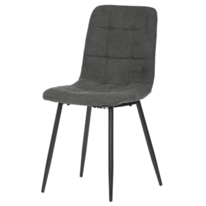 Jídelní židle KARA šedá/černá obraz