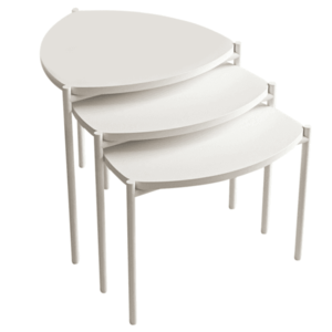 Přístavný stolek LENNY bílá obraz
