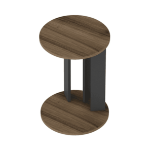 Přístavný stolek EMA ořech/antracitová obraz