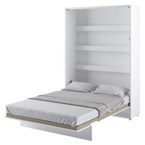 Sklápěcí postel BED CONCEPT 1 bílá/vysoký lesk, 140x200 cm obraz