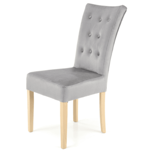 Jídelní židle VIRMUNT dub medový/šedá obraz