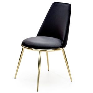 Jídelní židle SCK-460 černá/zlatá obraz