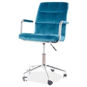 Kancelářská židle SIGQ-022 tyrkysová obraz