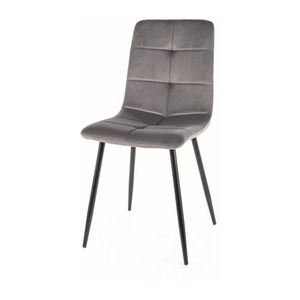 Jídelní židle AVU šedá/černá obraz