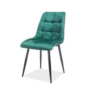 Jídelní židle CHAC zelená/černá obraz