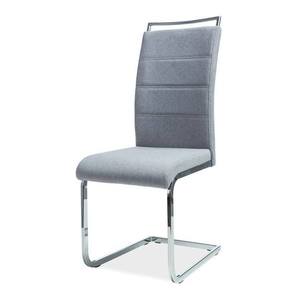 Jídelní židle SIGH-441 šedá/chrom obraz