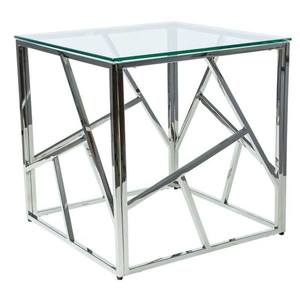 Přístavný stolek ISCODO stříbrná obraz