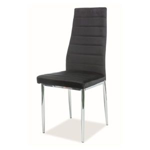 Jídelní židle SIGH-261 II černá/chrom obraz