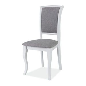 Jídelní židle SIGMN-SC bílá/šedá obraz