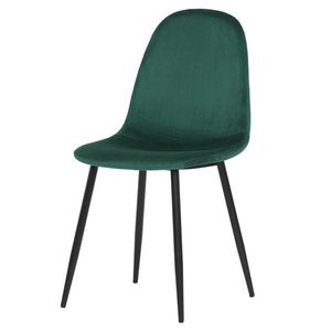Jídelní židle LUISA zelená/černá obraz