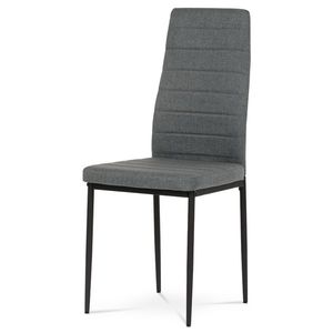Jídelní židle FANCY šedá/černá obraz