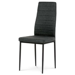 Jídelní židle FANCY antracitová/černá obraz