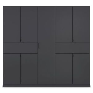 Šatní skříň TICAO III šedá metalická, šířka 226 cm obraz