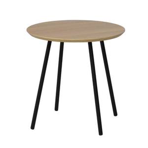 Přístavný stolek POM dub/černá obraz