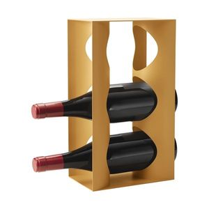 Nerezový stojan na víno Alfredo, šafrán - Georg Jensen obraz