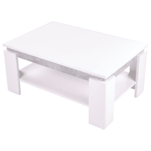 Konferenční stolek TIM II bílá/beton obraz