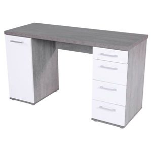 Psací stůl JOKER 32 bílá/beton obraz