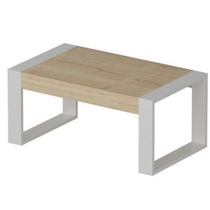 Konferenční stolek RETRO dub/bílá obraz