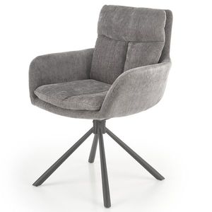 Jídelní židle SCK-495 šedá/černá obraz