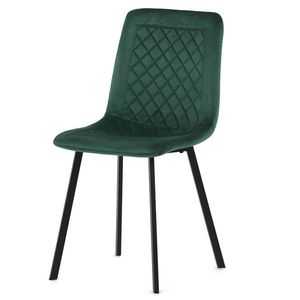 Jídelní židle GLORY zelená/černá obraz