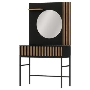 Toaletní stolek ODETTE dub artisan/černá obraz