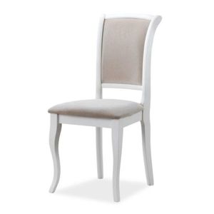 Jídelní židle SIGMN-SC béžová/bílá obraz