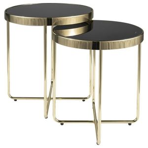 Přístavný stolek SOGO zlatá obraz