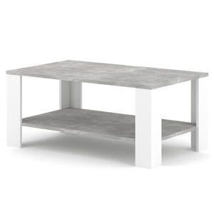 Konferenční stolek TAGUS beton/bílá obraz