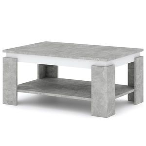 Konferenční stolek TURIA beton/bílá obraz