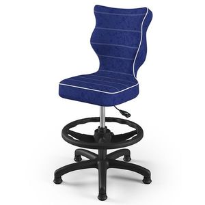 Dětská židle ENTELO PETIT 2 modrá/černá obraz