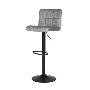 Barová židle GITA šedá/černá obraz