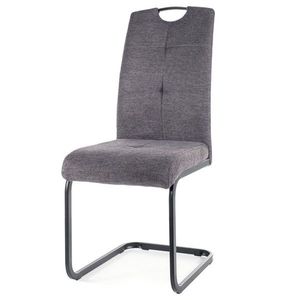 Jídelní židle OXU tmavě šedá/černá obraz