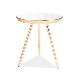 Přístavný stolek BURO zlatá obraz