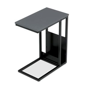 Odkládací stolek MATHIAS šedá/černá obraz