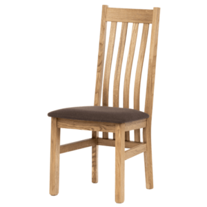 Jídelní židle ANIVIA dub/hnědá obraz