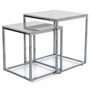 Konferenční stolek GLURAO 2 stříbrná obraz