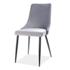 Jídelní židle PAONU šedá/černá obraz
