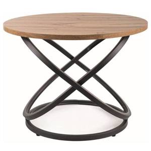 Přístavný stolek IUS dub artisan/černá obraz