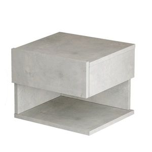 Noční stolek LOVE světlý beton obraz