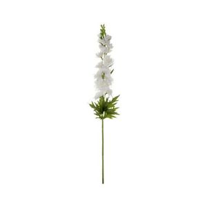 Umělá květina Ostrožka 70 cm, bílá obraz