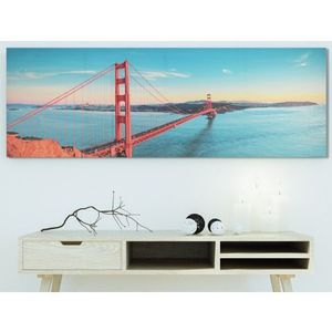 Obraz na plátně Golden Gate Bridge, 150x50 cm obraz