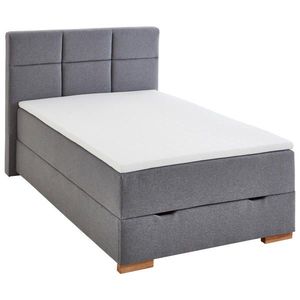 home24 POSTEL BOXSPRING, 140/200 cm, textil, šedá obraz
