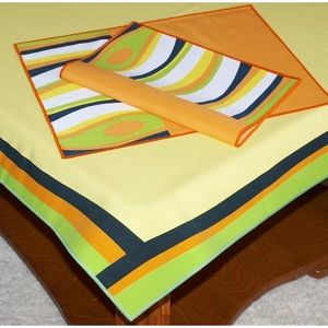 Forbyt Ubrus abstrakce set, 120 x 140cm + 2 ks 30 x 45 cm obraz