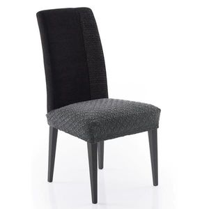 Forbyt, Potah elastický na sedák židle, MARTIN, tm.šedý, komplet 2 ks, obraz