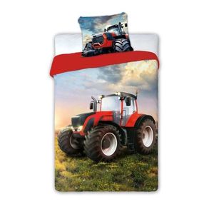 Povlečení bavlněné, Červený traktor obraz