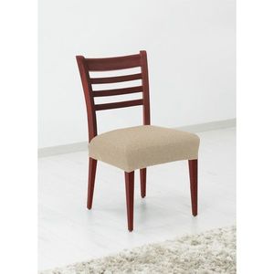 Potah elastický na sedák židle, komplet 2 ks Denia, smetanový obraz