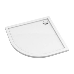 OMNIRES MERTON akrylátová sprchová vanička čtvrtkruh, 80 x 80 cm bílá lesk /BP/ MERTON80/OBP obraz