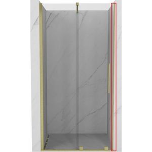 MEXEN VELAR montážní sada pro sprchové dveře broušené zlato 871-05-55 obraz