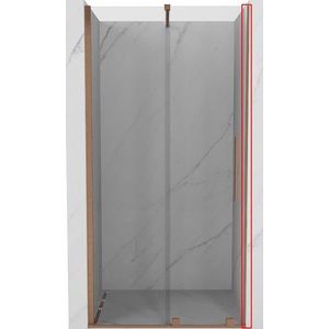 MEXEN VELAR montážní sada pro sprchové dveře kartáčovaná měď 871-05-65 obraz